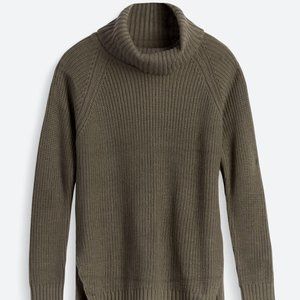 Cowl neck pullover sweater
